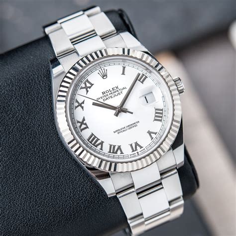 rolex datejust 31mm white roman dial oyster perpetual brand new